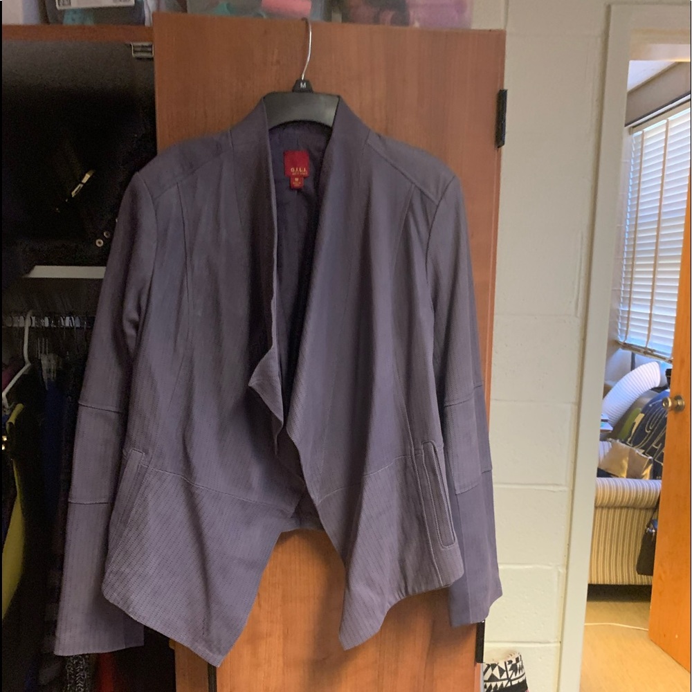 Suede jacket to go with an outfit or a cool day